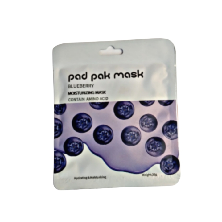 ماسک صورت پد پاک مدل (انار چای ویتامین سی بلوبری) وزن 25 گرم بسته 4 عددی 4 ماسک صورت پد پاک مدل (انار چای ویتامین سی بلوبری) وزن 25 گرم بسته 4 عددی