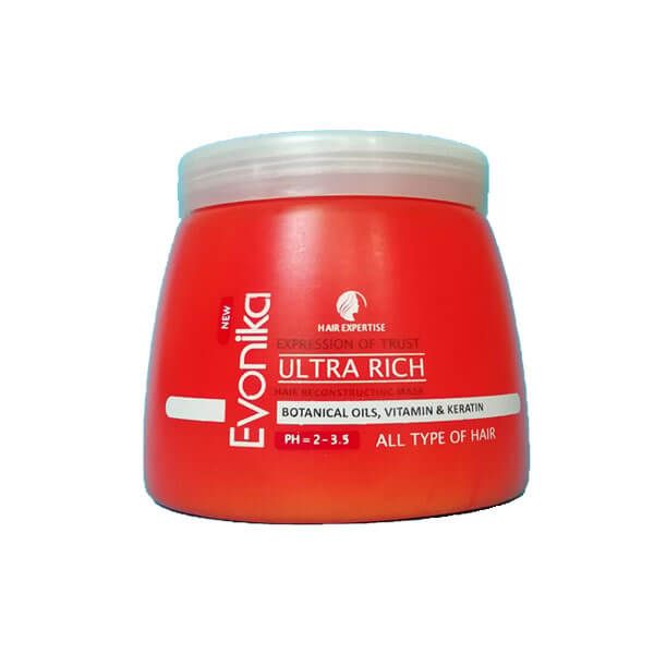 ماسک مو بازسازی و ترمیم کننده بسیارقوی اوونیکا حجم 500 میلی 1 ماسک مو