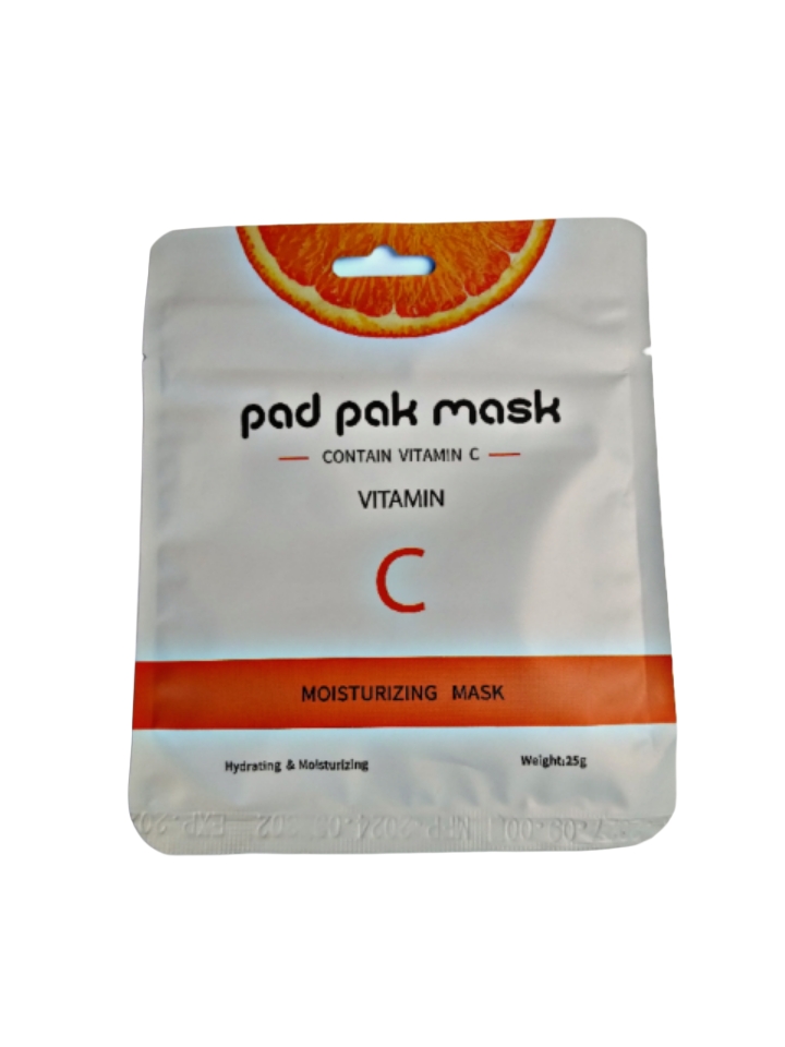 ماسک صورت پدپاک مدل ویتامین c وزن 25 گرم 1 ماسک صورت