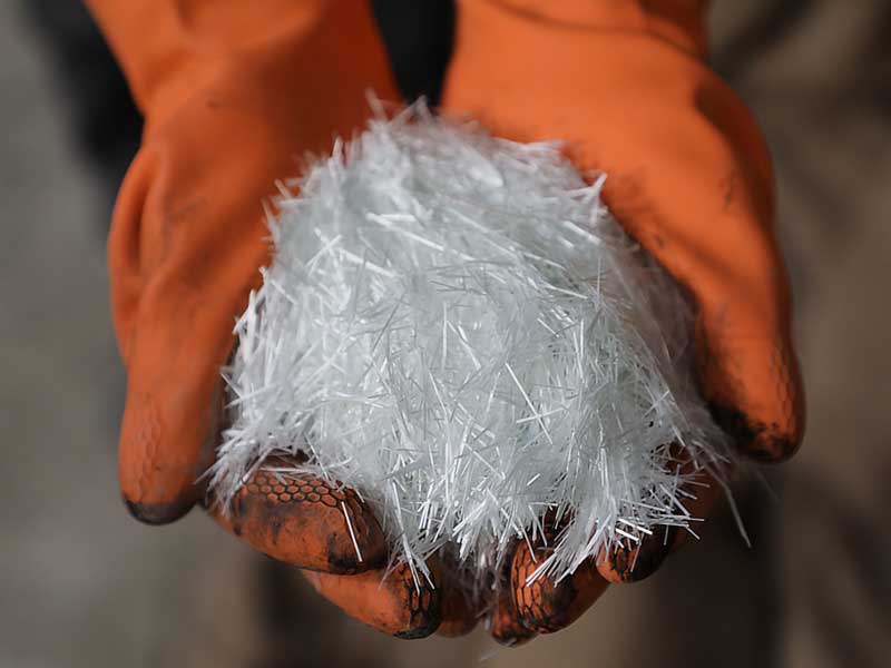 الیاف پلی پروپیلن بتن وسنگ مصنوعی( الیافPP) 12 میل 20 کیلوگرم 2 الیاف سنگ مصنوعی