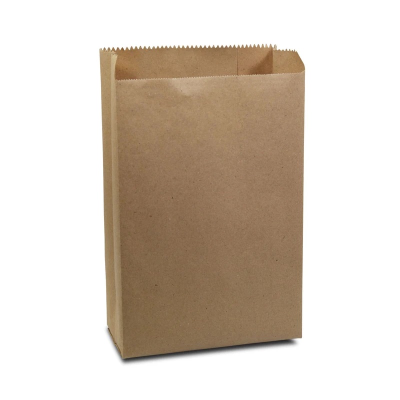 پاکت کرافت ساده بدون دسته 20*18*8 بسته 20 عددی 1 پاکت کرافت