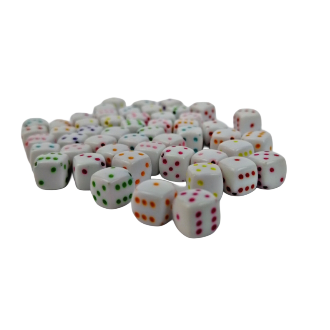 مهره دستبند مدل تاس بسته 50 عددی 3 مهره دستبند