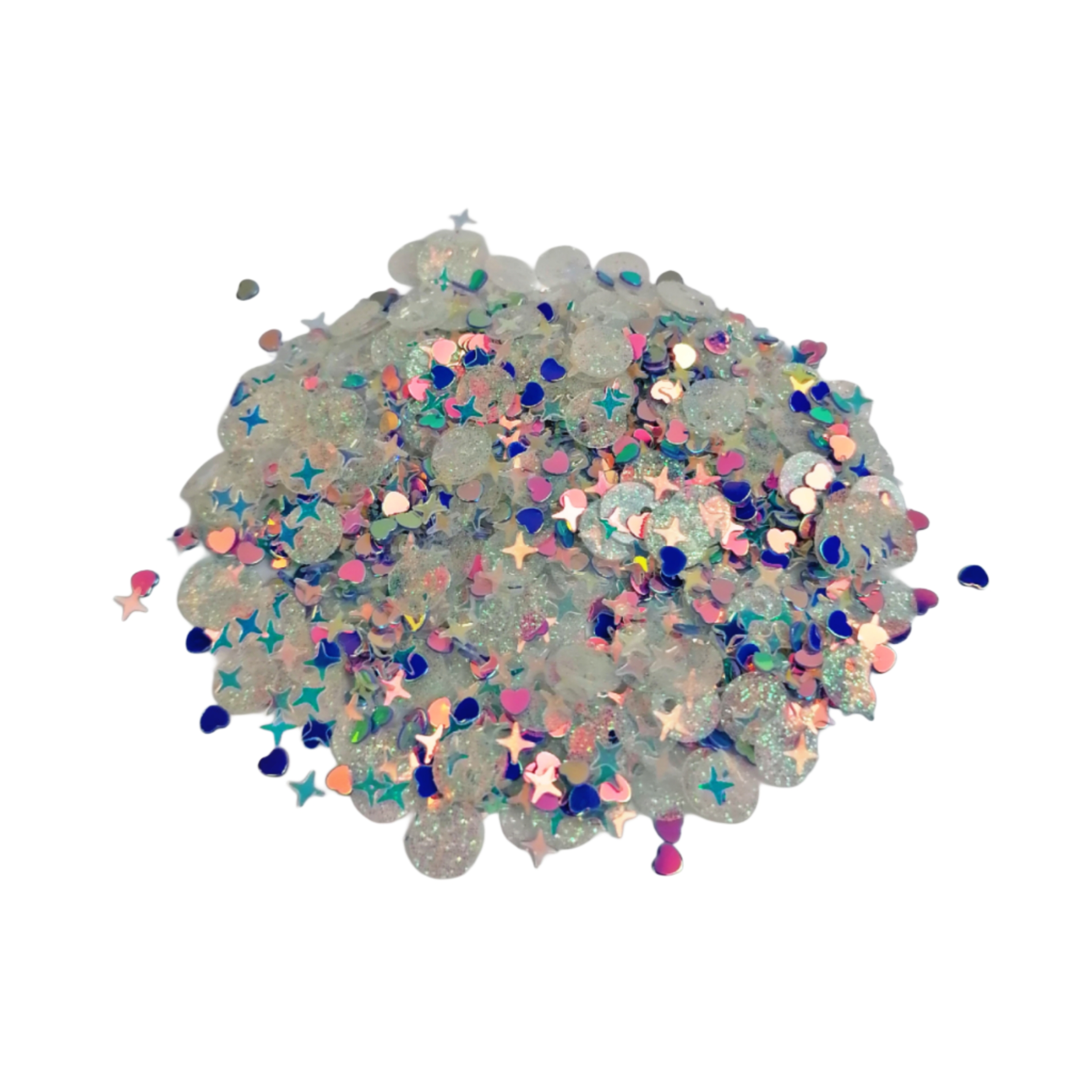 پولک مخلوط مدل 01 بنفش و یاسی بسته 25 گرمی 1 پولک مخلوط