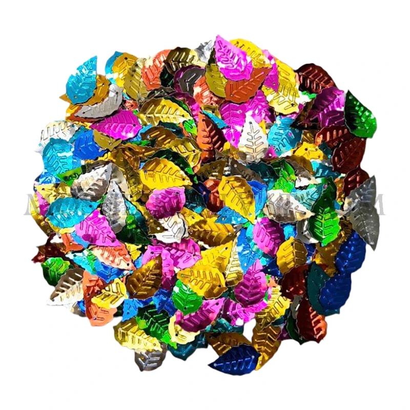 پولک تزیینی مدل برگ بسته 25 گرمی 1 خرید پولک تزیینی مدل برگ