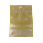 پاکت کرافت زیپ دار مدل یک طرف شفاف 15*10 بسته 10 عددی 3 پاکت کرافت زیپ دار