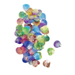 پولک مدل صدفی بسته 25 گرمی 3 پولک مدل صدفی