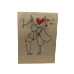 پاکت کرافت هدیه 15*20*5 بسته 6 عددی 4 پاکت کرافت هدیه